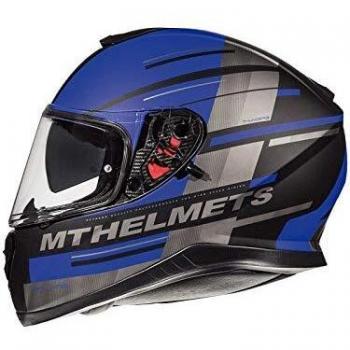 Mt Matt Schwarz Blau 2019 Thunder 3 Sv Pitlane Motorradhelm