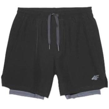 4F Youth Athletics Quick‑Dry Short – Black