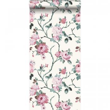 Papier Peint Fleurs Pastel