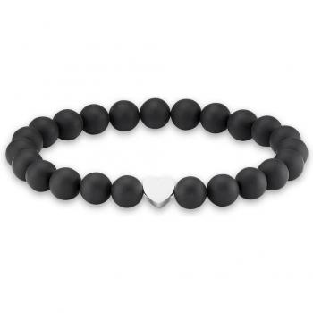 Firetti Armband mit Herz und Edelstein-Kugeln