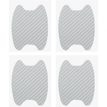 4Pcs Set of Carbon Fiber Car Door Handle Stickers