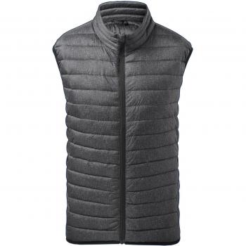 2786 Men's Melange Padded Vest L Dark Blue
