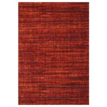 Vimoda Wohnzimmertisch Rot 19 mm Höhe – Melierter Terracotta‑Teppich