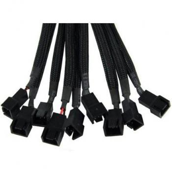 Phobya Cable Negro 3‑Pin Molex 60 cm