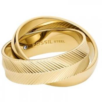 Anello Harlow 56 Acciaio di Fossil