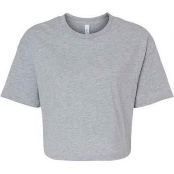 Medium Off‑White Crop Tee