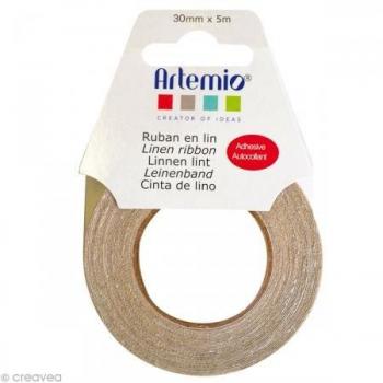 Artemio Beige Lino Adhesivo 30x5
