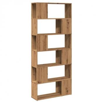 VidaXL Book Cabinet/Room Divider Artisian Oak 80x24x186 cm