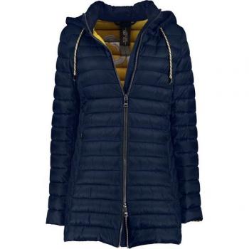 Fuchs Schmitt Steppjacke Marine – Damen 48 – mit Taschen und Reißverschluss
