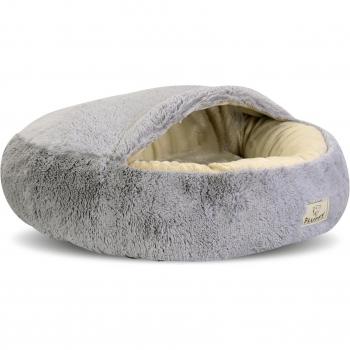 Materassino per cani Fluffy: Pelo SHAGGY, colore grigio chiaro, 3 TAGLIE, pelo morbido