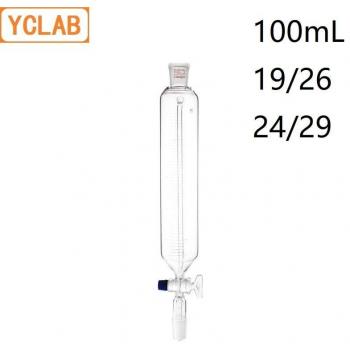 YCLAB Embudo de Presión 100mL para Química de Laboratorio