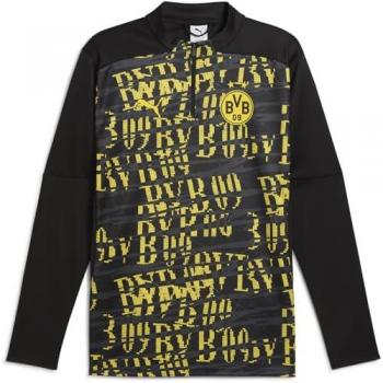 Maglietta Sportiva Puma Uomini BVB Prematch 1/4 Zip XXL Nero