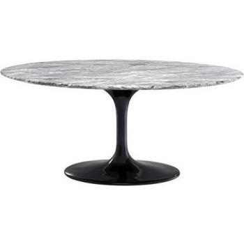 Casa Padrino Eleganter Esstisch Grau/Schwarz 170 x 110 x H. 75 cm