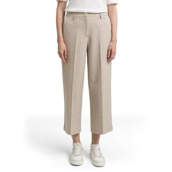 TOM TAILOR Damenhose Culotte, braun meliert, Größe 40/28