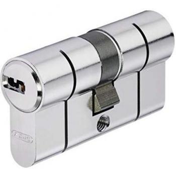 ABUS Zylinder D66 N 40/40 doppelt Nickel Europäisch