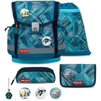 Belmil Schulranzen Classy Plus 5-teilig Ice Blue
