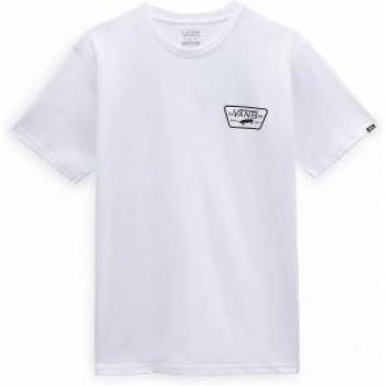 Camiseta Vans Full Patch Back blanca puro negro