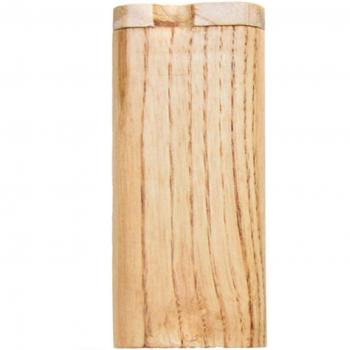 Boîte de rangement en noyer avec paille en céramique