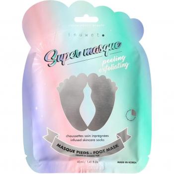 Masque Pieds Exfoliant Fruits et Thé Vert Inuwet 40ml