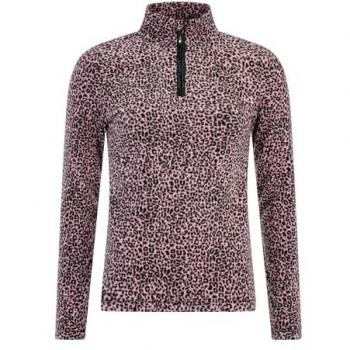 Vintage Pink Protest Refuzzy 1/4 Zip Fleece for Women