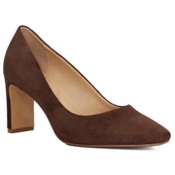 Dune London chaussures à talon bloc confort marron