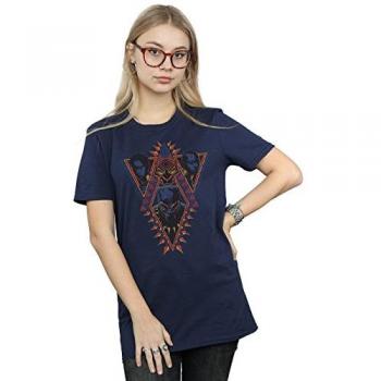 Marvel Women's Black Panther Tribal Heads T-Shirt