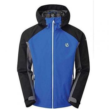 Dare 2b Veste Technique RECODE imperméable et respirante, manches articulées, ouvertures zippées, homme, bleu athlétique/noir, FR : 2XL