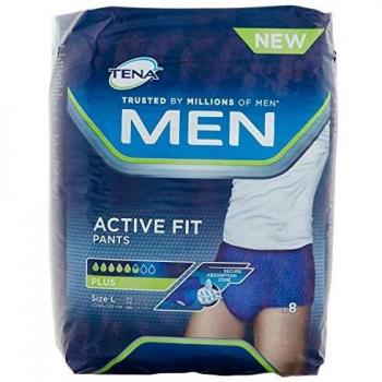 Tena MEN Actif Fit Pants Plus, Taille L/XL (8 Stk)