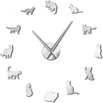 DIY Cat Shape Wall Clock