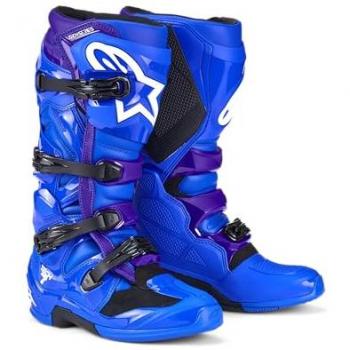 Alpinestars Tech 7 – Bottes de Course Bleues, T. 45‑46