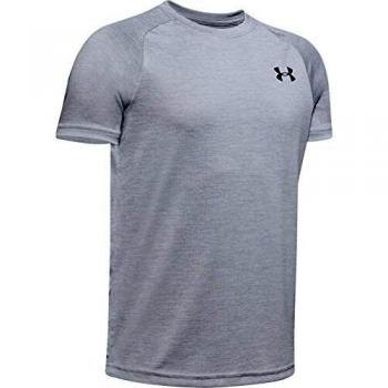 Under Armour Tech 2.0 Maglietta Sportiva Ragazzo, Grigio, M