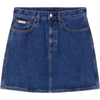 Jupe taille haute en denim Calvin Klein