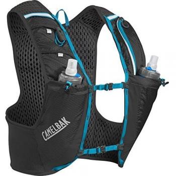 CamelBak Ultra Pro Mochila de Hidratación, Hombre, Negro/Azul, Talla S