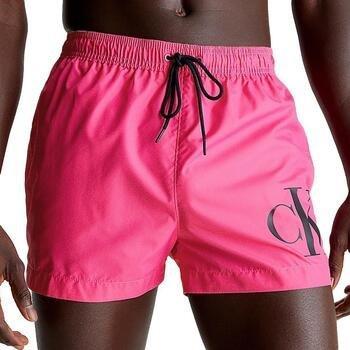 Calvin Klein Costume Boxers Fucsia XL – Logo Big