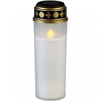 Soleil d’Éternité – Lanterne Funéraire Solaire Grand Blanc