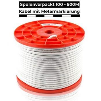 Venton Koaxialkabel RG6Q-CCS 120dB 4-fach geschirmt 100m