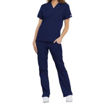 CH4700 Navy Scrub Top, Unisex, 2XS – Cherokee