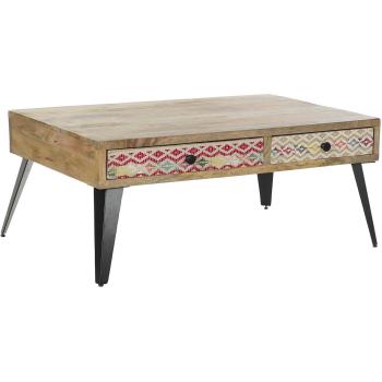 Fijalo Mesa Centro de Mango y Metal 110x70x46 cm