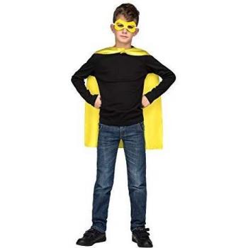Capa da supereroe gialla per bambini
