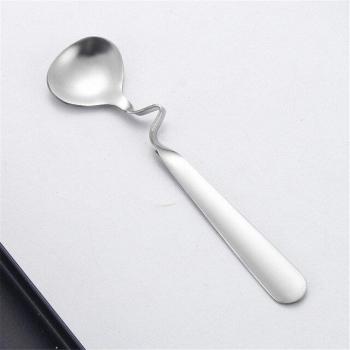 304 Stainless Steel Heart Coffee Spoon Rose Gold Finish