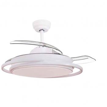 Ventilador techo Bauala 107 cm, modo verano-invierno, temporizador de 1-8h