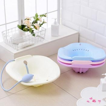 Pregnant Women Sitting Basin