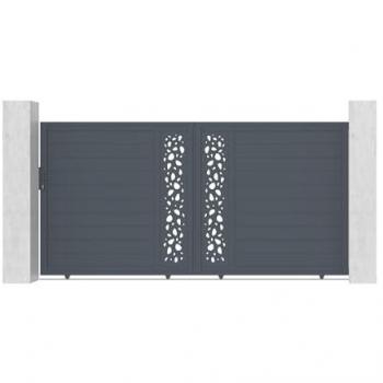 Puerta corredera de aluminio 3,5m Sunny 350 x 180 cm