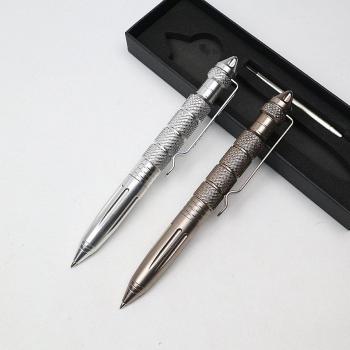 Rotating Ballpoint Pen 0.7mm Black Ink Aluminum Alloy
