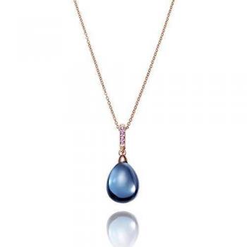 Collar Viceroy 3015C100-53 azul oro rosa para mujer