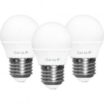 Pack de 3 bombillas LED esféricas E27 5,5 W 470 lm 6500 K