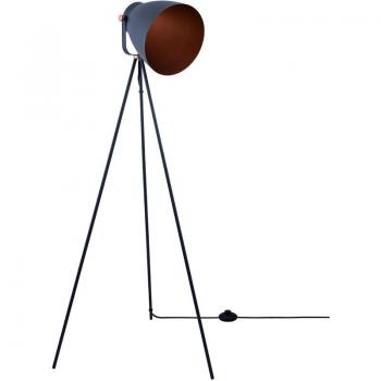 Lampadaire Salon Cuivre et Anthracite