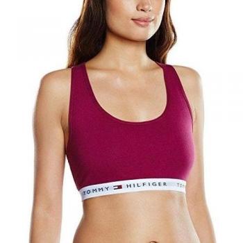 Hilfiger Elegance Bralette en Algodón Purple Potion, Talla 36W