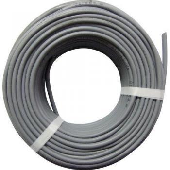 Câble Interphone 25m 2 Paires Electraline Gris