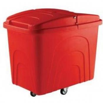 Slingsby Red Robust Rim Tapered Container Truck with Lids